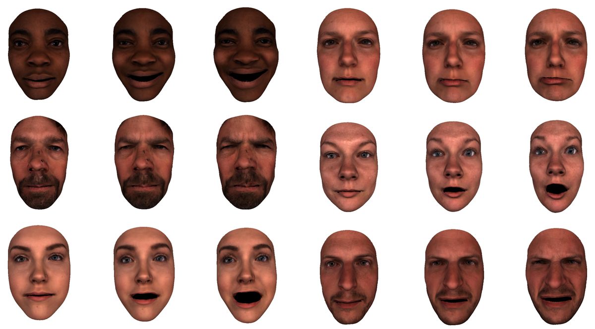 AnimateMe: 4D Facial Expressions via Diffusion Models teaser